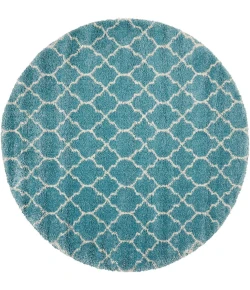 Nourison Home Amore AMOR2 Aqua 7 ft. 10 in. Round Area Rug