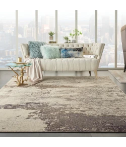 Nourison Home Celestial CES02 Ivory Grey 7 ft. 10 in. X 10 ft. 6 in. Area Rug