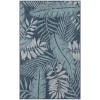 Nourison Home Garden Oasis GOA02 Navy 3 ft. X 5 ft. Area Rug
