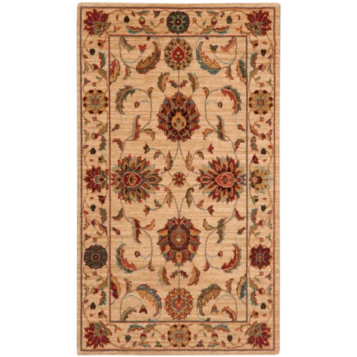 Nourison Home Living Treasures Cream / Ivory LI04 2ft.6in. x 4ft.3in. Rect. Rug