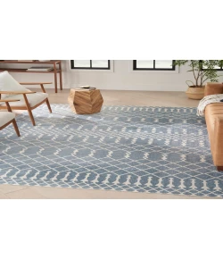 Nourison Home Astra Machine Washable ASW10 Blue 10 ft. X 14 ft. Area Rug