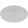 Nourison Home Astra Machine Washable ASW10 Grey 4 ft. Round Area Rug