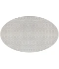Nourison Astra Machine Washable Grey ASW10 4 ft. Round Rug