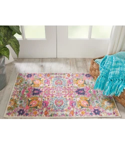 Nourison Home Passion PSN01 Silver 1 ft. 10 in. X 2 ft. 10 in. Area Rug
