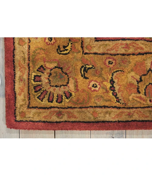 Nourison Jaipur Round Area Rug JA17-Burgundy