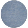 Nourison Home Nourison Essentials NRE01 Blue/Grey 6 ft. Round Area Rug
