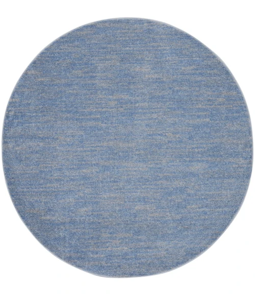 Nourison Essentials Blue/Grey Area Rug NRE01-Blue/Grey