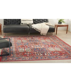 Nourison Home Fulton FUL05 Red 7 ft. 10 in. X 9 ft. 10 in. Area Rug