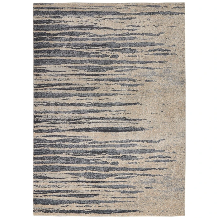 kathy ireland Home Moroccan Celebration Area Rug KI387-Blue/Beige