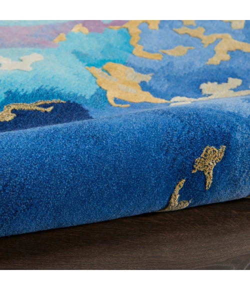 Nourison Prismatic Area Rug PRS18 Multicolor 5'6" x 7'5"