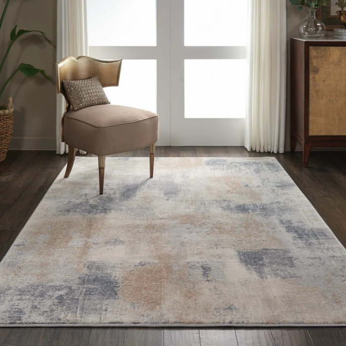 Nourison Rustic Textures Area Rug RUS02-Beige/Grey