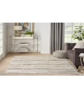 Nourison Serenity Home Ivory Beige SRH03 3 ft. 11 in. X 5 ft. 11 in. Rectangle Rug