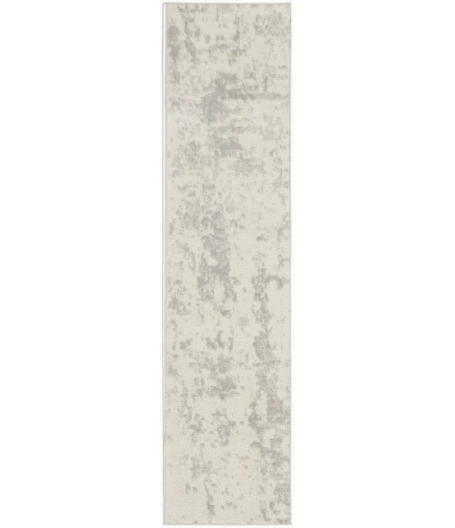 Nourison Quarry Cream Grey QUA01 8 ft. Rect. Rug