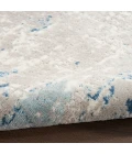 Nourison Quarry Ivory Grey Blue QUA01 5 ft. X 7 ft. Rect. Rug