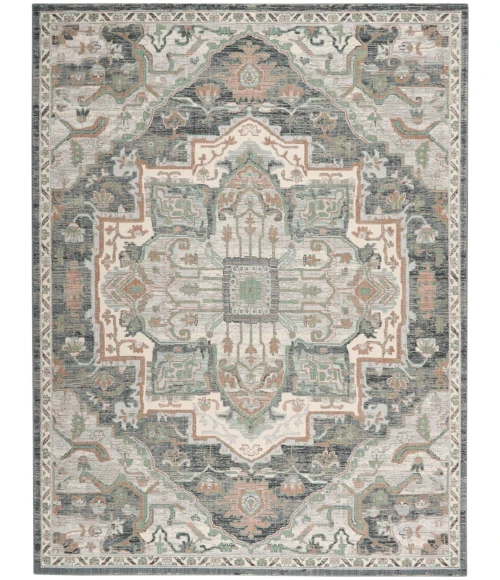 Nourison Parisa Area Rug PSA01 Grey Sage 7'9" x 9'9"