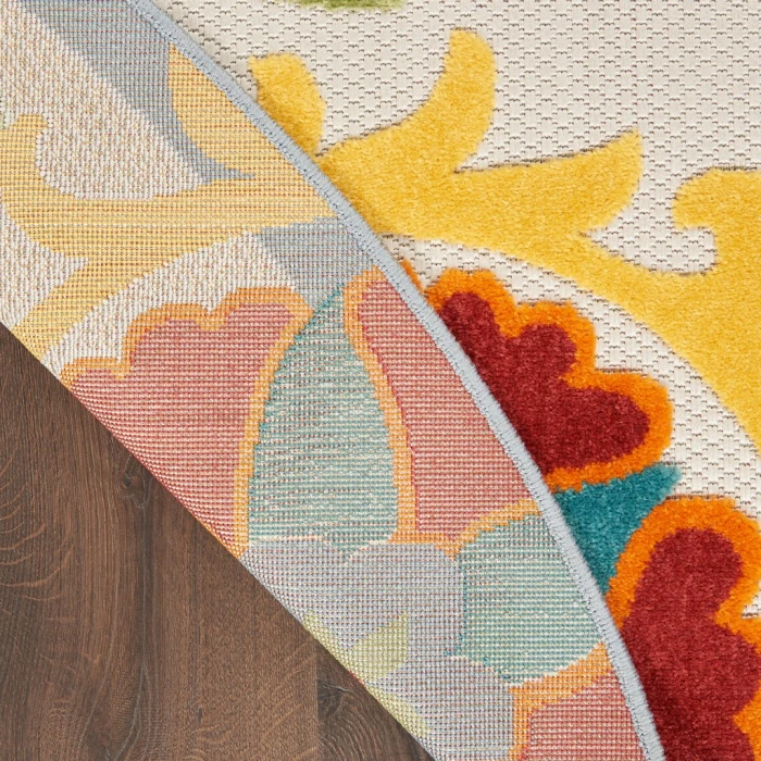Nourison Aloha Area Rug ALH17-Ivory/Multi