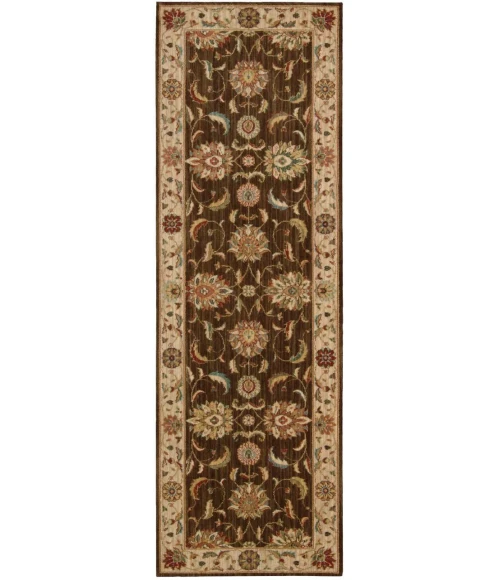 Nourison Living Treasures Runner Area Rug LI04-Brown