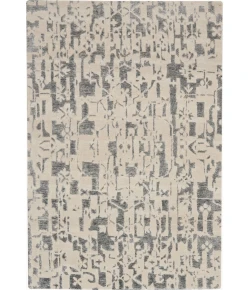 Nourison Home Silk Shadows SHA19 Ivory Grey 3 ft. 9 in. X 5 ft. 9 in. Area Rug