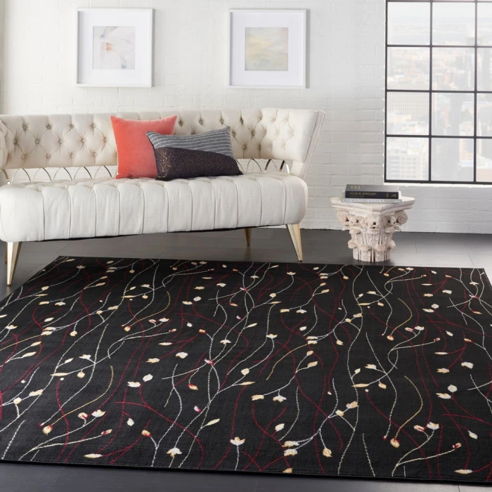 Nourison Grafix Area Rug GRF15-Black