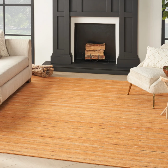 Nourison Interweave Area Rug IWV01 Orange