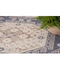 Nourison Serenity Home Ivory Blue SRH01 7 ft. 10 in. X 9 ft. 10 in. Rectangle Rug