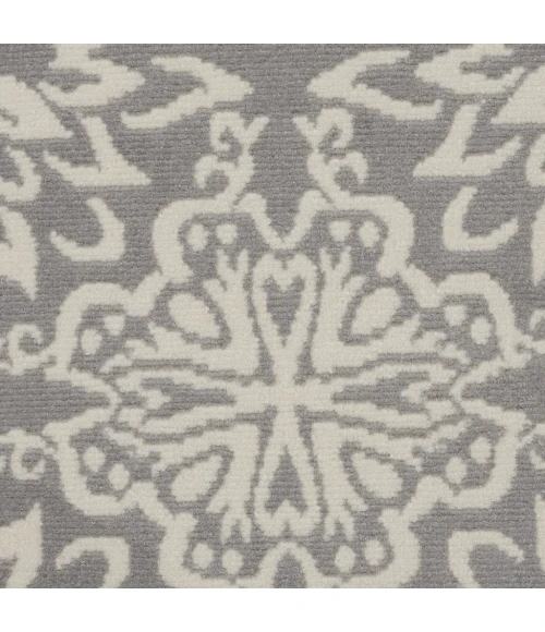 Nourison Jubilant Round Area Rug JUB06-Ivory/Grey