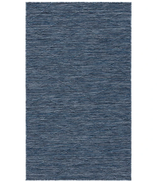 Nourison Washable Solutions Navy Blue WSL01 3 ft. X 5 ft. Rect. Rug