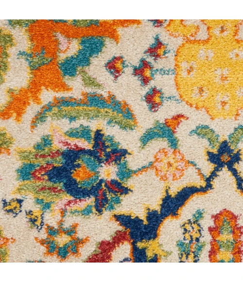 Nourison Allur Area Rug ALR03 Ivory Multicolor