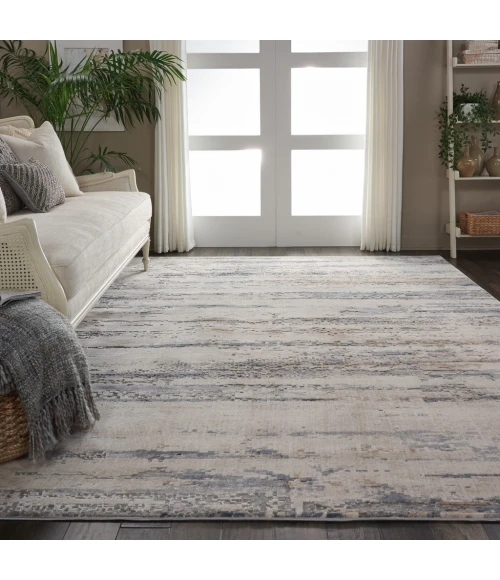 Nourison Rustic Textures Area Rug RUS04-Beige/Grey