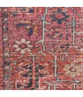 Nicole Curtis Machine Washable Series 1 Area Rug SR102 Red 5' x 7'
