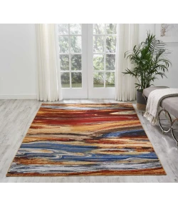 Nourison Home Chroma CRM04 Lava Flow 5 ft. 6 in. X 8 ft. Area Rug