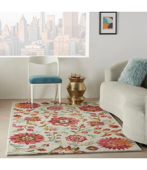 Nourison Bahari Area Rug BAH04-Grey/Multi