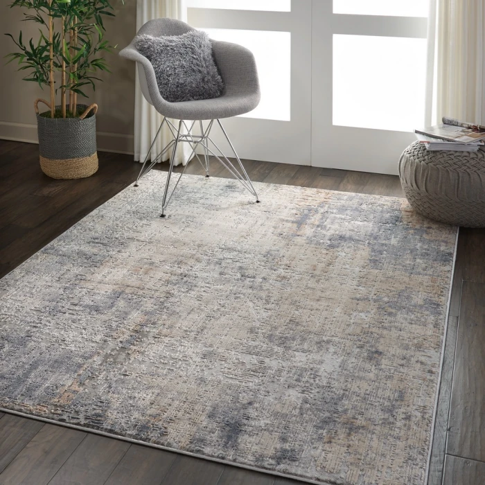 Nourison Rustic Textures Area Rug RUS01-Grey/Beige