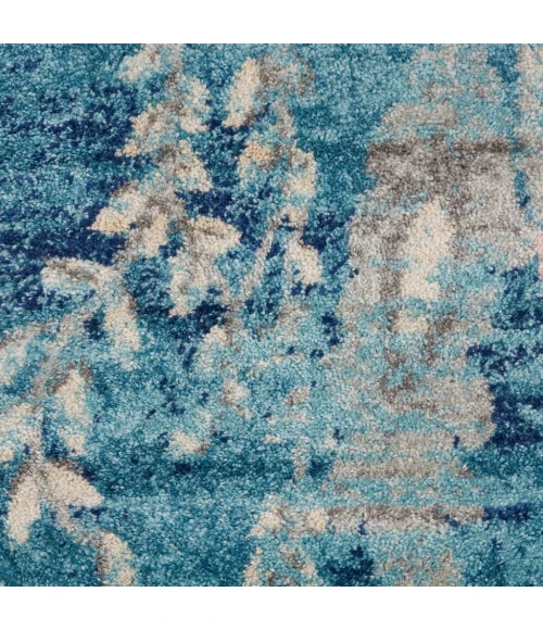 Nourison Tranquil Area Rug TRA02-Turquoise