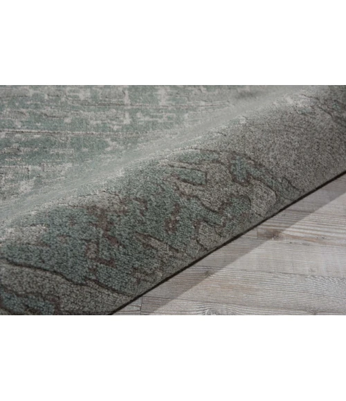 Nourison Twilight Round Area Rug TWI11 Seafoam 8' Round