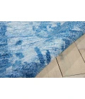 Nourison Home Silk Shadows Blue SHA10 8ft.6in. x 11ft.6in. Rect. Rug