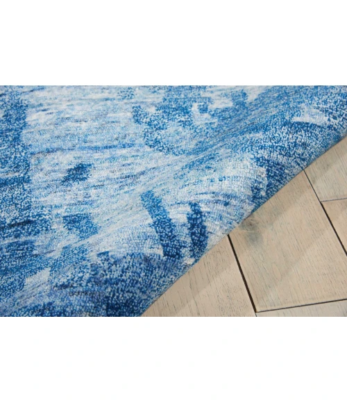 Nourison Home Silk Shadows Blue SHA10 8ft.6in. x 11ft.6in. Rect. Rug