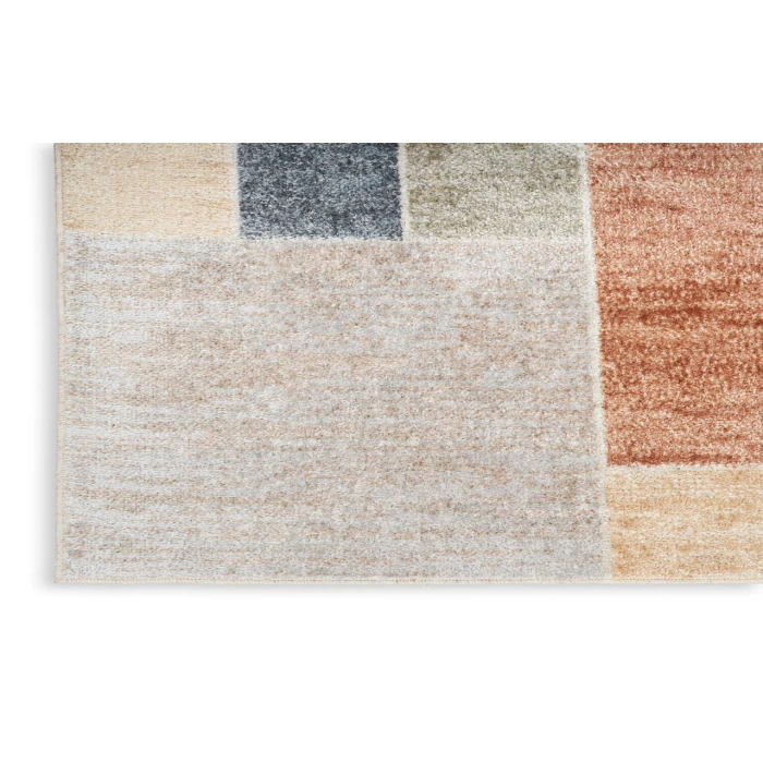 Nourison Astra Machine Washable Multicolor ASW09 6 ft. X 9 ft. Rectangle Rug