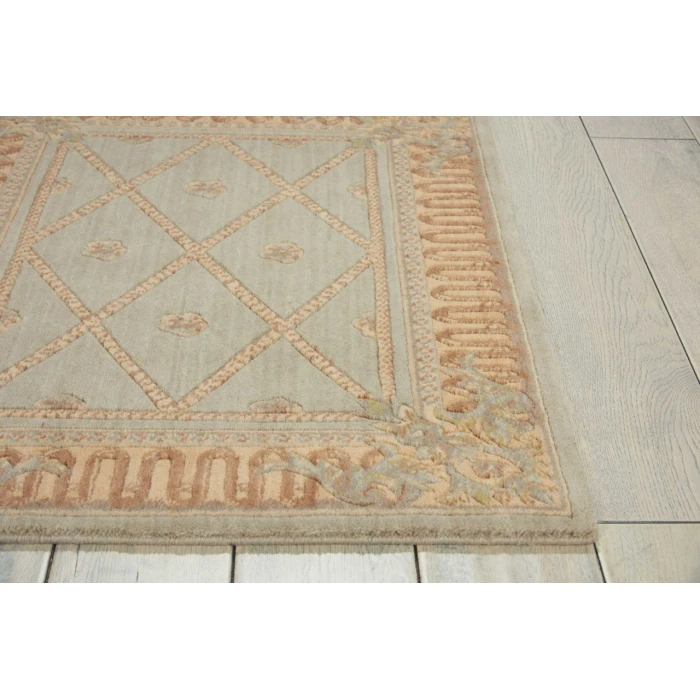 Nourison Home Ashton House Blue AS03 5ft.6in. x Round Round Rug