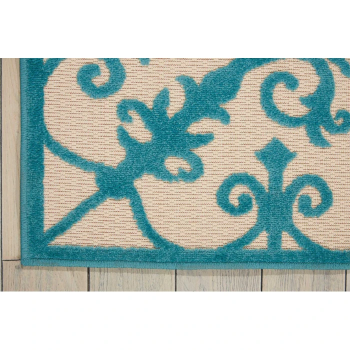 Nourison Aloha Area Rug ALH12-Aqua