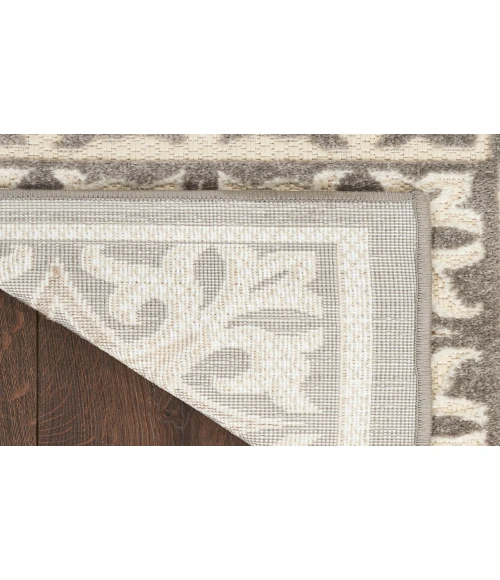 Nourison Aloha Ivory Grey ALH34 2 ft. 8 in. X 4 ft. Rectangle Rug