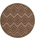 Nourison Home Versatile Brown NRV01 4 ft. Round Rug