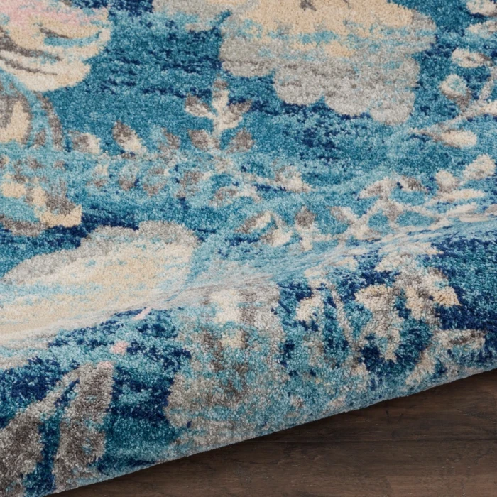 Nourison Tranquil Area Rug TRA02-Turquoise