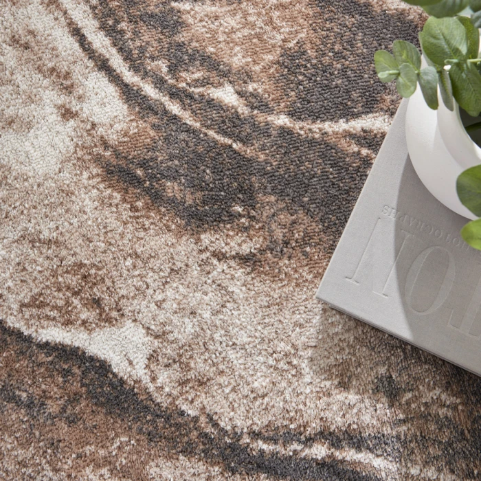 Kathy Ireland American Manor Area Rug AMR03 Ivory Mocha