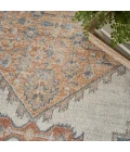 Nourison Astra Machine Washable Area Rug ASW11 Grey/Gold
