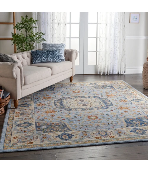Nourison Majestic Area Rug MST03-Light Blue