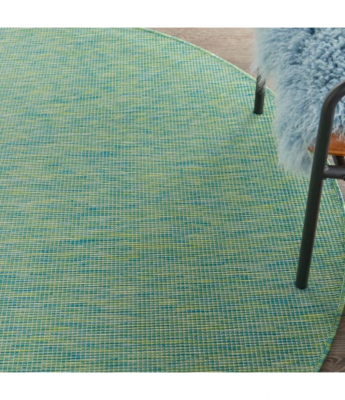 Nourison Positano Round Area Rug POS01-Blue/Green
