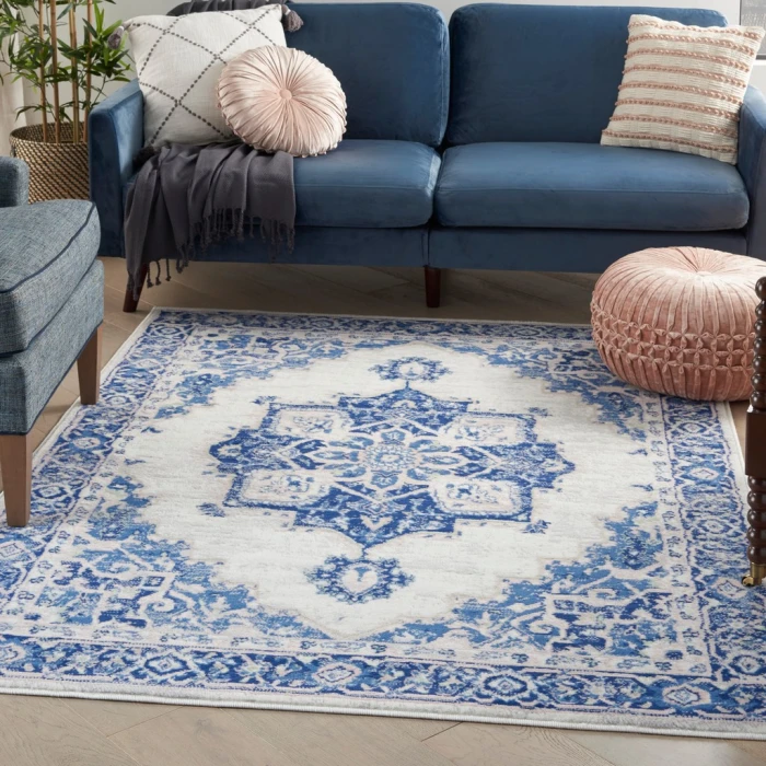 Nourison Whimsicle Area Rug WHS03-Ivory Blue