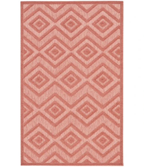 Nourison Versatile Coral Orange NRV01 2 ft. X 4 ft. Rectangle Rug