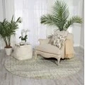 Nourison Twilight Round Area Rug TWI10 Ivory 8' Round